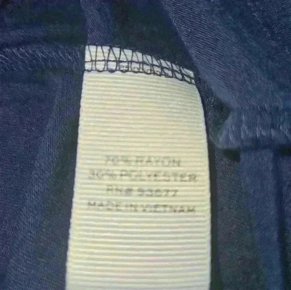 Stylus Womans Blue Long Sleeve Top Size XL - Picture 9 of 10